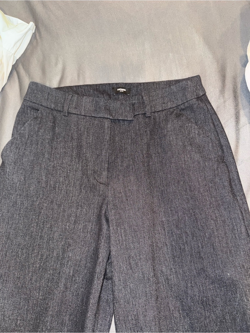Express Editor Mid Rise Wide Leg Pant - Picture 2 of 5